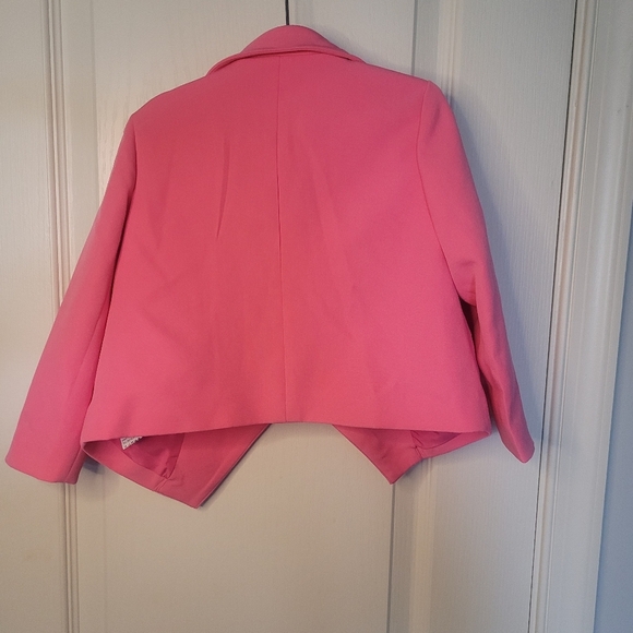 KIDS Pink Double-Breasted Blazer. Size 18-24 Months NWOT - Picture 2 of 3